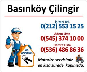 basinkoy cilingir anahtarci 305x255 - Basınköy Çilingir & Anahtarcı | Acil Tel : 0545 374 10 00