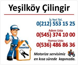 yesilkoy cilingir anahtarci 305x255 - Yeşilköy Çilingir & Anahtarcı | Acil Tel : 0545 374 10 00