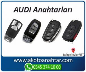 Audi Oto Otomobil Araba Immobilizer Kumandalı Sustalı Key Remote Yedek Acil Kumanda Kayıp Anahtar Anahtarı Kumandası Kopyalama Çoğaltma