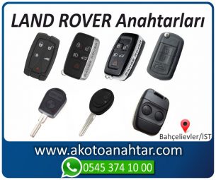 Land Rover Landrover Yedek Acil Kumanda Kayıp Anahtar Anahtarı Kumandası Kopyalama Çoğaltma Orjinal Orj Keys Original Smart