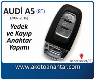 Audi A5 Araba Oto Otomobil Car Sustalı Yedek Kayıp Kumanda Kumandalı İmmobilizer Anahtar Anahtarı Çilingir Anahtarcı Acil Kopyalama Kodlama Locksmith Key Bahçelievler İstanbul Kayboldu Dönmüyor Okumuyor Orjinal Kontak Tamir Tamiri Çip