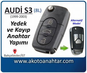 Audi S3 Araba Oto Otomobil Car Sustalı Yedek Kayıp Kumanda Kumandalı İmmobilizer Anahtar Anahtarı Çilingir Anahtarcı Acil Kopyalama Kodlama Locksmith Key Bahçelievler İstanbul Kayboldu Dönmüyor Okumuyor Orjinal Kontak Tamir Tamiri Çip