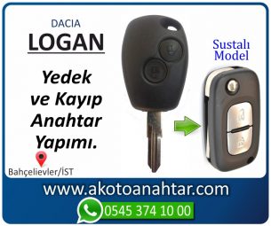 Dacia Logan Araba Oto Otomobil Car Sustalı Yedek Kayıp Kumanda Kumandalı İmmobilizer Anahtar Anahtarı Çilingir Anahtarcı Acil Kopyalama Kodlama Locksmith Key Bahçelievler İstanbul Kayboldu Dönmüyor Okumuyor Orjinal Kontak Tamir Tamiri Çip