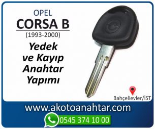 Opel Corsa B Araba Oto Otomobil Car Sustalı Yedek Kayıp Kumanda Kumandalı İmmobilizer Anahtar Anahtarı Çilingir Anahtarcı Acil Kopyalama Kodlama Locksmith Key Bahçelievler İstanbul Kayboldu Dönmüyor Okumuyor Orjinal Kontak Tamir Tamiri Çip