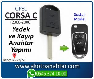 Opel Corsa C Araba Oto Otomobil Car Sustalı Yedek Kayıp Kumanda Kumandalı İmmobilizer Anahtar Anahtarı Çilingir Anahtarcı Acil Kopyalama Kodlama Locksmith Key Bahçelievler İstanbul Kayboldu Dönmüyor Okumuyor Orjinal Kontak Tamir Tamiri Çip