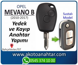 Opel Mevano B Araba Oto Otomobil Car Sustalı Yedek Kayıp Kumanda Kumandalı İmmobilizer Anahtar Anahtarı Çilingir Anahtarcı Acil Kopyalama Kodlama Locksmith Key Bahçelievler İstanbul Kayboldu Dönmüyor Okumuyor Orjinal Kontak Tamir Tamiri Çip