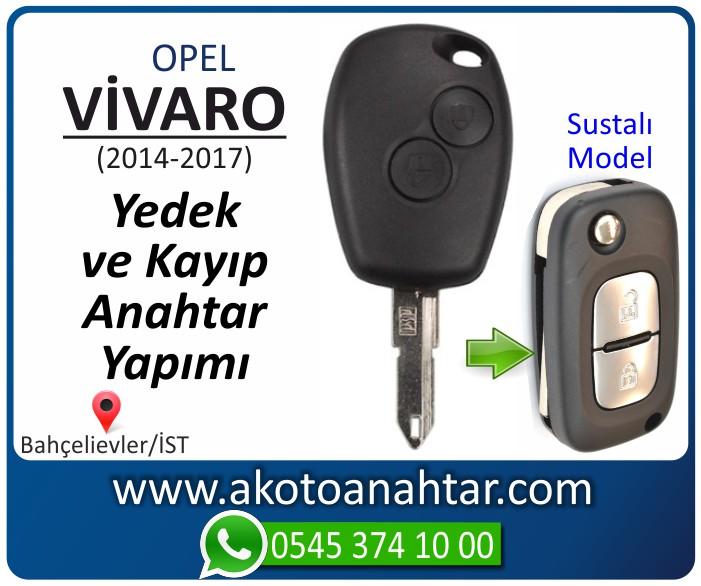 opel vivaro 2 anahtari anahtar key yedek yaptirma fiyati kopyalama cogaltma kayip 2006 2007 2008 2009 2010 2011 2012 2013 2014 model - Opel Vivaro 2 Anahtarı | Yedek ve Kayıp Anahtar Yapımı