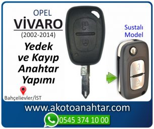 Opel Vivaro Araba Oto Otomobil Car Sustalı Yedek Kayıp Kumanda Kumandalı İmmobilizer Anahtar Anahtarı Çilingir Anahtarcı Acil Kopyalama Kodlama Locksmith Key Bahçelievler İstanbul Kayboldu Dönmüyor Okumuyor Orjinal Kontak Tamir Tamiri Çip