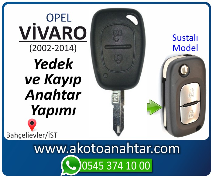 opel vivaro anahtari anahtar key yedek yaptirma fiyati kopyalama cogaltma kayip 2006 2007 2008 2009 2010 2011 2012 2013 2014 model - Opel Vivaro Anahtarı | Yedek ve Kayıp Anahtar Yapımı