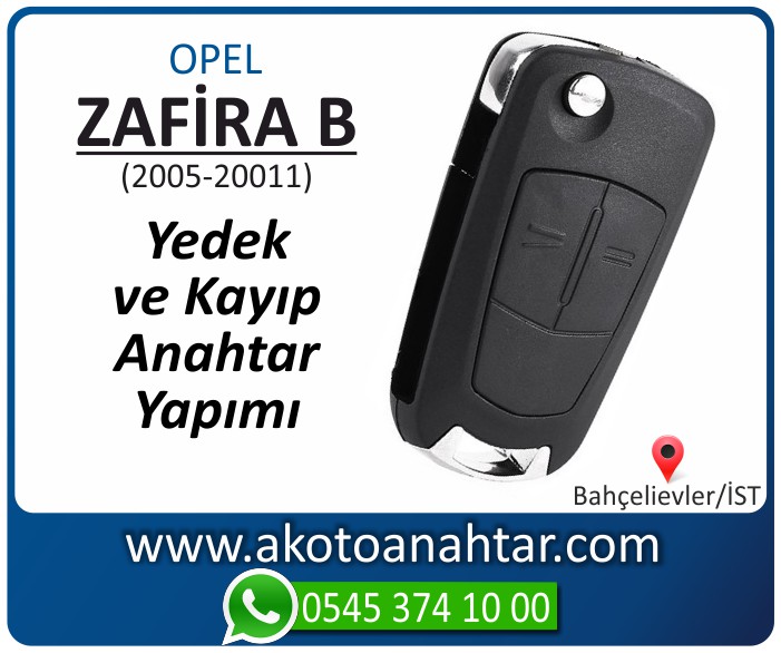 opel zafira b anahtari anahtar key yedek yaptirma fiyati kopyalama cogaltma kayip 2005 2006 2007 2008 2009 2010 2011 model - Opel Zafira B Anahtarı | Yedek ve Kayıp Anahtar Yapımı