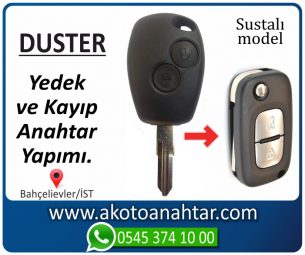 Renault Reno duster Araba Oto Otomobil Car Sustalı Yedek Kayıp Kumanda Kumandalı İmmobilizer Anahtar Anahtarı Çilingir Anahtarcı Acil Kopyalama Kodlama Locksmith Key Bahçelievler İstanbul Kayboldu Dönmüyor Okumuyor Orjinal Kontak Tamir Tamiri Çip