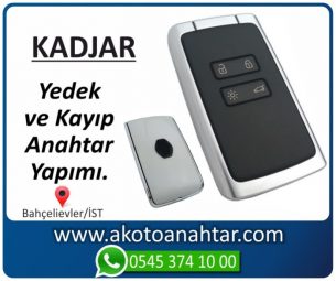 Renault Reno Kadjar Araba Oto Otomobil Car Sustalı Yedek Kayıp Kumanda Kumandalı İmmobilizer Anahtar Anahtarı Çilingir Anahtarcı Acil Kopyalama Kodlama Locksmith Key Bahçelievler İstanbul Kayboldu Dönmüyor Okumuyor Orjinal Kontak Tamir Tamiri Çip