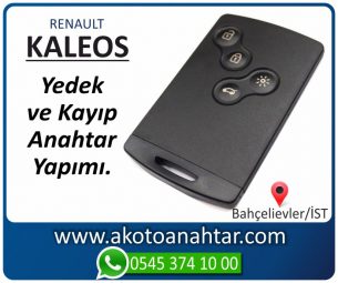 Renault Reno Kaleos Araba Oto Otomobil Car Sustalı Yedek Kayıp Kumanda Kumandalı İmmobilizer Anahtar Anahtarı Çilingir Anahtarcı Acil Kopyalama Kodlama Locksmith Key Bahçelievler İstanbul Kayboldu Dönmüyor Okumuyor Orjinal Kontak Tamir Tamiri Çip