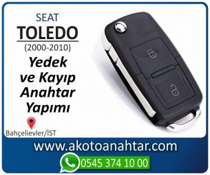 Seat Toledo Araba Oto Otomobil Car Sustalı Yedek Kayıp Kumanda Kumandalı İmmobilizer Anahtar Anahtarı Çilingir Anahtarcı Acil Kopyalama Kodlama Locksmith Key Bahçelievler İstanbul Kayboldu Dönmüyor Okumuyor Orjinal Kontak Tamir Tamiri Çip