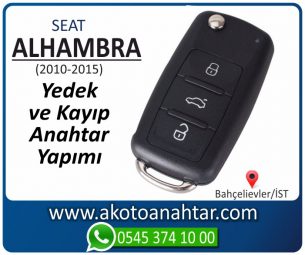 Seat Yeni Alhambra Araba Oto Otomobil Car Sustalı Yedek Kayıp Kumanda Kumandalı İmmobilizer Anahtar Anahtarı Çilingir Anahtarcı Acil Kopyalama Kodlama Locksmith Key Bahçelievler İstanbul Kayboldu Dönmüyor Okumuyor Orjinal Kontak Tamir Tamiri Çip