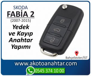 Skoda Fabia 2 Araba Oto Otomobil Car Sustalı Yedek Kayıp Kumanda Kumandalı İmmobilizer Anahtar Anahtarı Çilingir Anahtarcı Acil Kopyalama Kodlama Locksmith Key Bahçelievler İstanbul Kayboldu Dönmüyor Okumuyor Orjinal Kontak Tamir Tamiri Çip