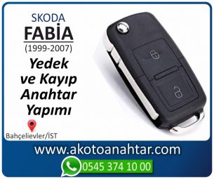 Skoda Fabia Araba Oto Otomobil Car Sustalı Yedek Kayıp Kumanda Kumandalı İmmobilizer Anahtar Anahtarı Çilingir Anahtarcı Acil Kopyalama Kodlama Locksmith Key Bahçelievler İstanbul Kayboldu Dönmüyor Okumuyor Orjinal Kontak Tamir Tamiri Çip