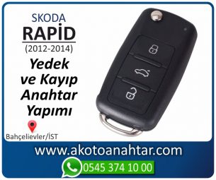 Skoda Rapid Araba Oto Otomobil Car Sustalı Yedek Kayıp Kumanda Kumandalı İmmobilizer Anahtar Anahtarı Çilingir Anahtarcı Acil Kopyalama Kodlama Locksmith Key Bahçelievler İstanbul Kayboldu Dönmüyor Okumuyor Orjinal Kontak Tamir Tamiri Çip