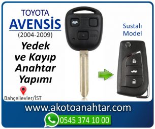 Toyota Avensis Araba Oto Otomobil Car Sustalı Yedek Kayıp Kumanda Kumandalı İmmobilizer Anahtar Anahtarı Çilingir Anahtarcı Acil Kopyalama Kodlama Locksmith Key Bahçelievler İstanbul Kayboldu Dönmüyor Okumuyor Orjinal Kontak Tamir Tamiri Çip