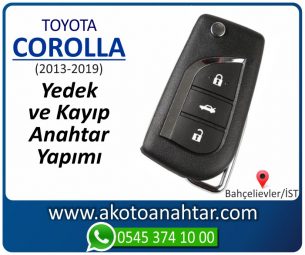 Toyota Corolla Araba Oto Otomobil Car Sustalı Yedek Kayıp Kumanda Kumandalı İmmobilizer Anahtar Anahtarı Çilingir Anahtarcı Acil Kopyalama Kodlama Locksmith Key Bahçelievler İstanbul Kayboldu Dönmüyor Okumuyor Orjinal Kontak Tamir Tamiri Çip