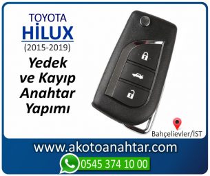 Toyota Hilux Araba Oto Otomobil Car Sustalı Yedek Kayıp Kumanda Kumandalı İmmobilizer Anahtar Anahtarı Çilingir Anahtarcı Acil Kopyalama Kodlama Locksmith Key Bahçelievler İstanbul Kayboldu Dönmüyor Okumuyor Orjinal Kontak Tamir Tamiri Çip