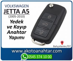 Volkswagen VW Jetta A5 Araba Oto Otomobil Car Sustalı Yedek Kayıp Kumanda Kumandalı İmmobilizer Anahtar Anahtarı Çilingir Anahtarcı Acil Kopyalama Kodlama Locksmith Key Bahçelievler İstanbul Kayboldu Dönmüyor Okumuyor Orjinal Kontak Tamir Tamiri Çip