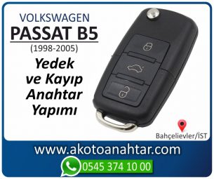 Volkswagen VW Passat B5 Araba Oto Otomobil Car Sustalı Yedek Kayıp Kumanda Kumandalı İmmobilizer Anahtar Anahtarı Çilingir Anahtarcı Acil Kopyalama Kodlama Locksmith Key Bahçelievler İstanbul Kayboldu Dönmüyor Okumuyor Orjinal Kontak Tamir Tamiri Çip