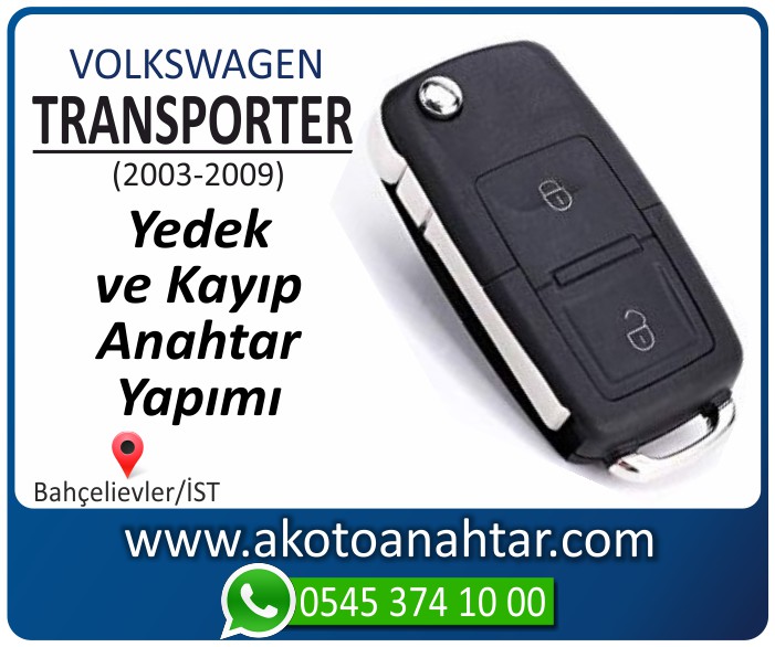 volkswagen vw transporter anahtari anahtar key yedek yaptirma fiyati kopyalama cogaltma kayip 2003 2004 2005 2006 2007 2008 2009 model - VW Volkswagen Transporter Anahtarı | Yedek ve Kayıp Anahtar Yapımı