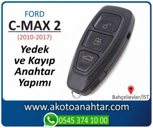 Ford C-Max 2 Araba Oto Otomobil Car Sustalı Yedek Kayıp Kumanda Kumandalı İmmobilizer Anahtar Anahtarı Çilingir Anahtarcı Acil Kopyalama Kodlama Locksmith Key Bahçelievler İstanbul Kayboldu Dönmüyor Okumuyor Orjinal Kontak Tamir Tamiri Çip