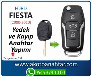 Ford Fiesta Araba Oto Otomobil Car Sustalı Yedek Kayıp Kumanda Kumandalı İmmobilizer Anahtar Anahtarı Çilingir Anahtarcı Acil Kopyalama Kodlama Locksmith Key Bahçelievler İstanbul Kayboldu Dönmüyor Okumuyor Orjinal Kontak Tamir Tamiri Çip