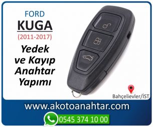 Ford Kuga smart keyless Araba Oto Otomobil Car Sustalı Yedek Kayıp Kumanda Kumandalı İmmobilizer Anahtar Anahtarı Çilingir Anahtarcı Acil Kopyalama Kodlama Locksmith Key Bahçelievler İstanbul Kayboldu Dönmüyor Okumuyor Orjinal Kontak Tamir Tamiri Çip