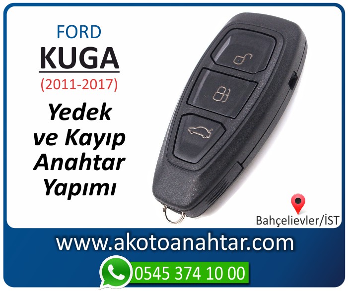 Ford Kuga keyless anahtari anahtar key yedek yaptirma fiyati kopyalama cogaltma kayip 2011 2012 2013 2014 2015 2016 2017 model - Ford Kuga Smart Keyless Anahtarı | Yedek ve Kayıp Anahtar Yapımı