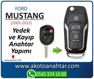 Ford Mustang Araba Oto Otomobil Car Sustalı Yedek Kayıp Kumanda Kumandalı İmmobilizer Anahtar Anahtarı Çilingir Anahtarcı Acil Kopyalama Kodlama Locksmith Key Bahçelievler İstanbul Kayboldu Dönmüyor Okumuyor Orjinal Kontak Tamir Tamiri Çip