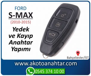 Ford S-Max Smart Araba Oto Otomobil Car Sustalı Yedek Kayıp Kumanda Kumandalı İmmobilizer Anahtar Anahtarı Çilingir Anahtarcı Acil Kopyalama Kodlama Locksmith Key Bahçelievler İstanbul Kayboldu Dönmüyor Okumuyor Orjinal Kontak Tamir Tamiri Çip