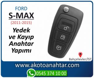 Ford Yeni S-Max Araba Oto Otomobil Car Sustalı Yedek Kayıp Kumanda Kumandalı İmmobilizer Anahtar Anahtarı Çilingir Anahtarcı Acil Kopyalama Kodlama Locksmith Key Bahçelievler İstanbul Kayboldu Dönmüyor Okumuyor Orjinal Kontak Tamir Tamiri Çip