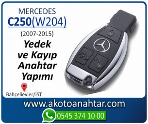 Mercedes C180 (W204) Araba Oto Otomobil Car Yedek Kayıp Kumanda İmmobilizer Anahtar Anahtarı Çilingir Anahtarcı Acil Kopyalama Kodlama Locksmith Key Bahçelievler İstanbul Kayboldu Dönmüyor Okumuyor Orjinal Kontak Tamir Tamiri Çip