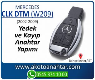 Mercedes DTM (W209) Araba Oto Otomobil Car Yedek Kayıp Kumanda İmmobilizer Anahtar Anahtarı Çilingir Anahtarcı Acil Kopyalama Kodlama Locksmith Key Bahçelievler İstanbul Kayboldu Dönmüyor Okumuyor Orjinal Kontak Tamir Tamiri Çip