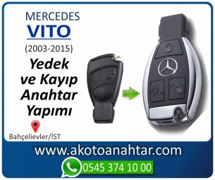 Mercedes Vito Araba Oto Otomobil Car Yedek Kayıp Kumanda İmmobilizer Anahtar Anahtarı Çilingir Anahtarcı Acil Kopyalama Kodlama Locksmith Key Bahçelievler İstanbul Kayboldu Dönmüyor Okumuyor Orjinal Kontak Tamir Tamiri Çip