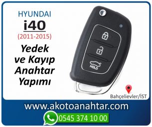 Hyundai i40 Araba Oto Otomobil Car Sustalı Yedek Kayıp Kumanda Kumandalı İmmobilizer Anahtar Anahtarı Çilingir Anahtarcı Acil Kopyalama Kodlama Locksmith Key Bahçelievler İstanbul Kayboldu Dönmüyor Okumuyor Orjinal Kontak Tamir Tamiri Çip