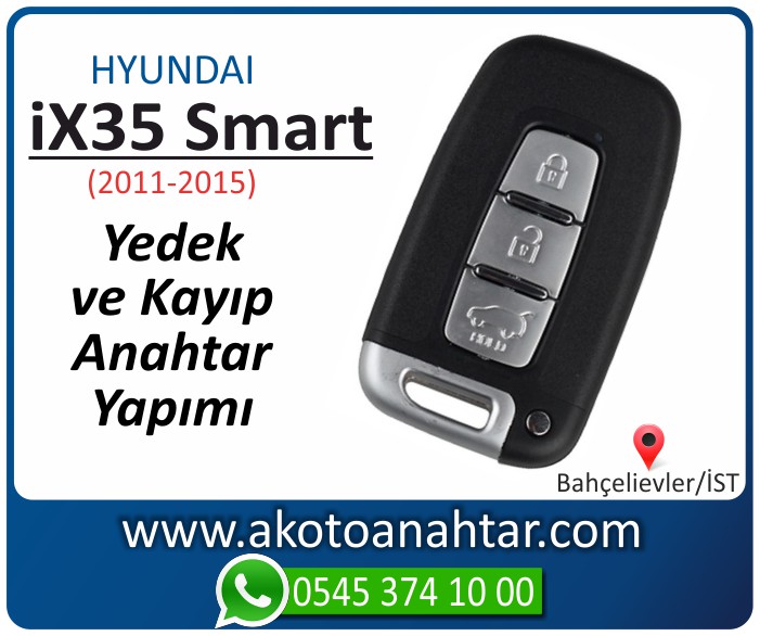 hyundai ix35 ix 35 smart anahtari anahtar key yedek yaptirma fiyati kopyalama cogaltma kayip 2011 2012 2013 2014 2015 model - Hyundai iX35 Smart Anahtarı | Yedek ve Kayıp Anahtar Yapımı  ix 35