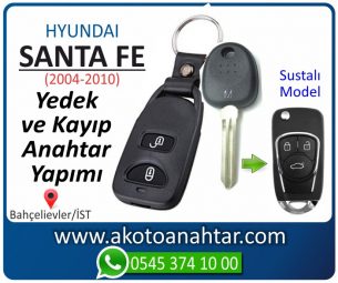 Hyundai Sante Fe Araba Oto Otomobil Car Sustalı Yedek Kayıp Kumanda Kumandalı İmmobilizer Anahtar Anahtarı Çilingir Anahtarcı Acil Kopyalama Kodlama Locksmith Key Bahçelievler İstanbul Kayboldu Dönmüyor Okumuyor Orjinal Kontak Tamir Tamiri Çip