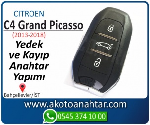 Citroen C4 Grand Picasso Araba Oto Otomobil Car Sustalı Yedek Kayıp Kumanda Kumandalı İmmobilizer Anahtar Anahtarı Çilingir Anahtarcı Acil Kopyalama Kodlama Locksmith Key Bahçelievler İstanbul Kayboldu Dönmüyor Okumuyor Orjinal Kontak Tamir Tamiri Çip