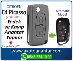 Citroen C4 Picasso Araba Oto Otomobil Car Sustalı Yedek Kayıp Kumanda Kumandalı İmmobilizer Anahtar Anahtarı Çilingir Anahtarcı Acil Kopyalama Kodlama Locksmith Key Bahçelievler İstanbul Kayboldu Dönmüyor Okumuyor Orjinal Kontak Tamir Tamiri Çip