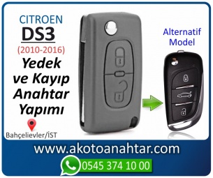 Citroen DS3 Araba Oto Otomobil Car Sustalı Yedek Kayıp Kumanda Kumandalı İmmobilizer Anahtar Anahtarı Çilingir Anahtarcı Acil Kopyalama Kodlama Locksmith Key Bahçelievler İstanbul Kayboldu Dönmüyor Okumuyor Orjinal Kontak Tamir Tamiri Çip