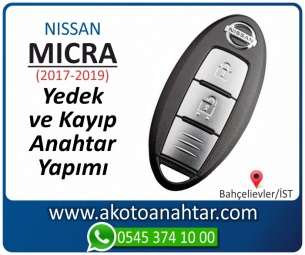 Nissan Micra Smart Araba Oto Otomobil Car Sustalı Yedek Kayıp Kumanda Kumandalı İmmobilizer Anahtar Anahtarı Çilingir Anahtarcı Acil Kopyalama Kodlama Locksmith Key Bahçelievler İstanbul Kayboldu Dönmüyor Okumuyor Orjinal Kontak Tamir Tamiri Çip