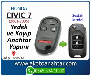 Honda Civic Araba Oto Otomobil Car Sustalı Yedek Kayıp Kumanda Kumandalı İmmobilizer Anahtar Anahtarı Çilingir Anahtarcı Acil Kopyalama Kodlama Locksmith Key Bahçelievler İstanbul Kayboldu Dönmüyor Okumuyor Orjinal Kontak Tamir Tamiri Çip