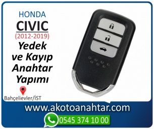 Honda Civic Smart Araba Oto Otomobil Car Sustalı Yedek Kayıp Kumanda Kumandalı İmmobilizer Anahtar Anahtarı Çilingir Anahtarcı Acil Kopyalama Kodlama Locksmith Key Bahçelievler İstanbul Kayboldu Dönmüyor Okumuyor Orjinal Kontak Tamir Tamiri Çip