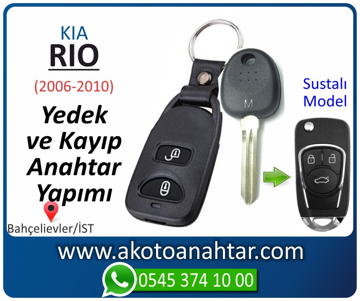 kia rio anahtari anahtar key yedek yaptirma fiyati kopyalama cogaltma kayip 2006 2007 2008 2009 2010 model - Kia Rio Anahtarı | Yedek ve Kayıp Anahtar Yapımı