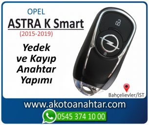 Opel Astra K Smart Araba Oto Otomobil Car Sustalı Yedek Kayıp Kumanda Kumandalı İmmobilizer Anahtar Anahtarı Çilingir Anahtarcı Acil Kopyalama Kodlama Locksmith Key Bahçelievler İstanbul Kayboldu Dönmüyor Okumuyor Orjinal Kontak Tamir Tamiri Çip