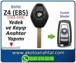 Bmw Z4 (E85) Araba Oto Otomobil Car Sustalı Yedek Kayıp Kumanda Kumandalı İmmobilizer Anahtar Anahtarı Çilingir Anahtarcı Acil Kopyalama Kodlama Locksmith Key Bahçelievler İstanbul Kayboldu Dönmüyor Okumuyor Orjinal Kontak Tamir Tamiri Çip